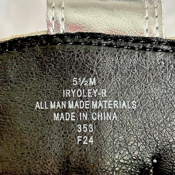 INDIGO RD Yoley Metallic Silver Mid-Calf Cowboy Boots--NEW--5.5 - Picture 12 of 13